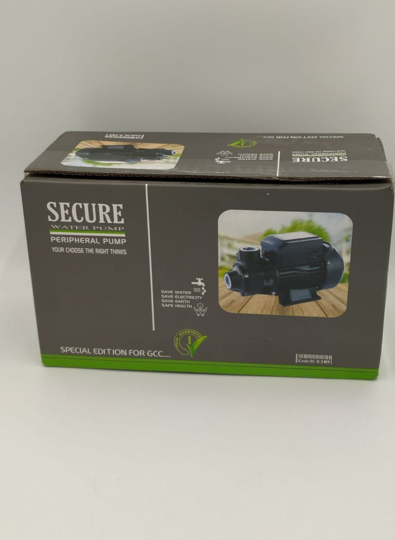 سيكيور مضخة مياه آمنة مقاس 25 سم 220 فولت مفردة 0.5 حصان - Image 1